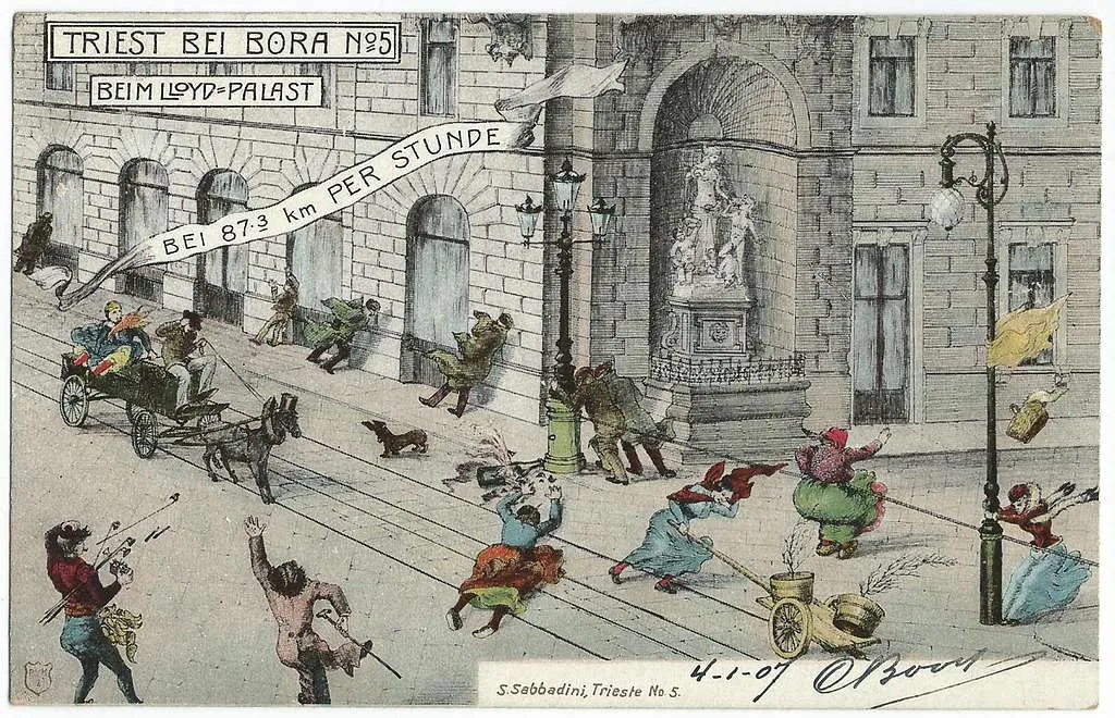 Postcard: Trieste during the Bora