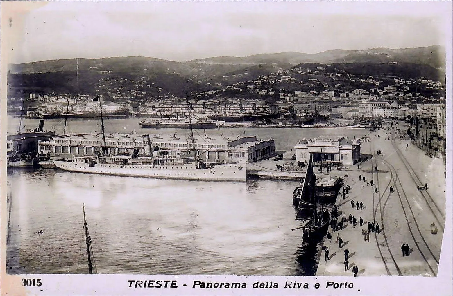 Panorama of the Rive of Trieste
