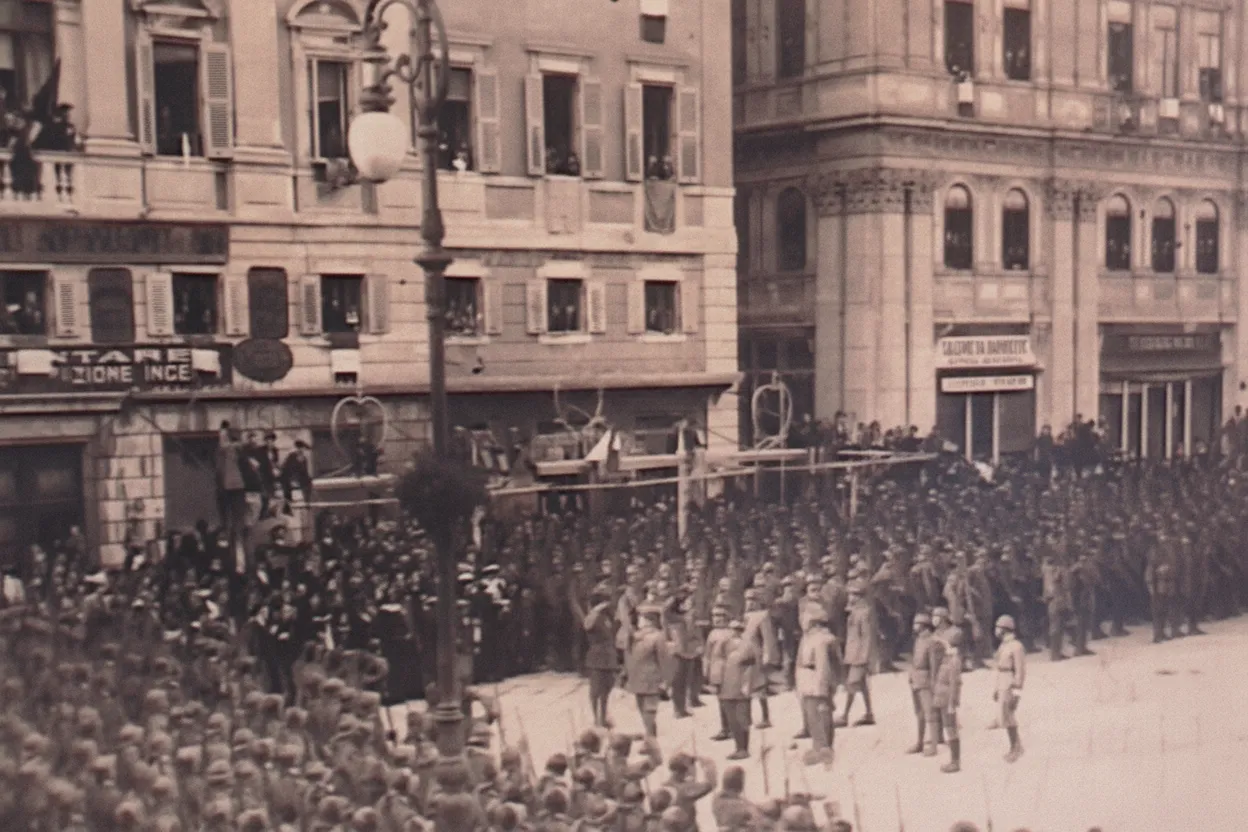 8 August 1913, Emperor Franz Joseph’s Birthday in Piazza Grande, Trieste