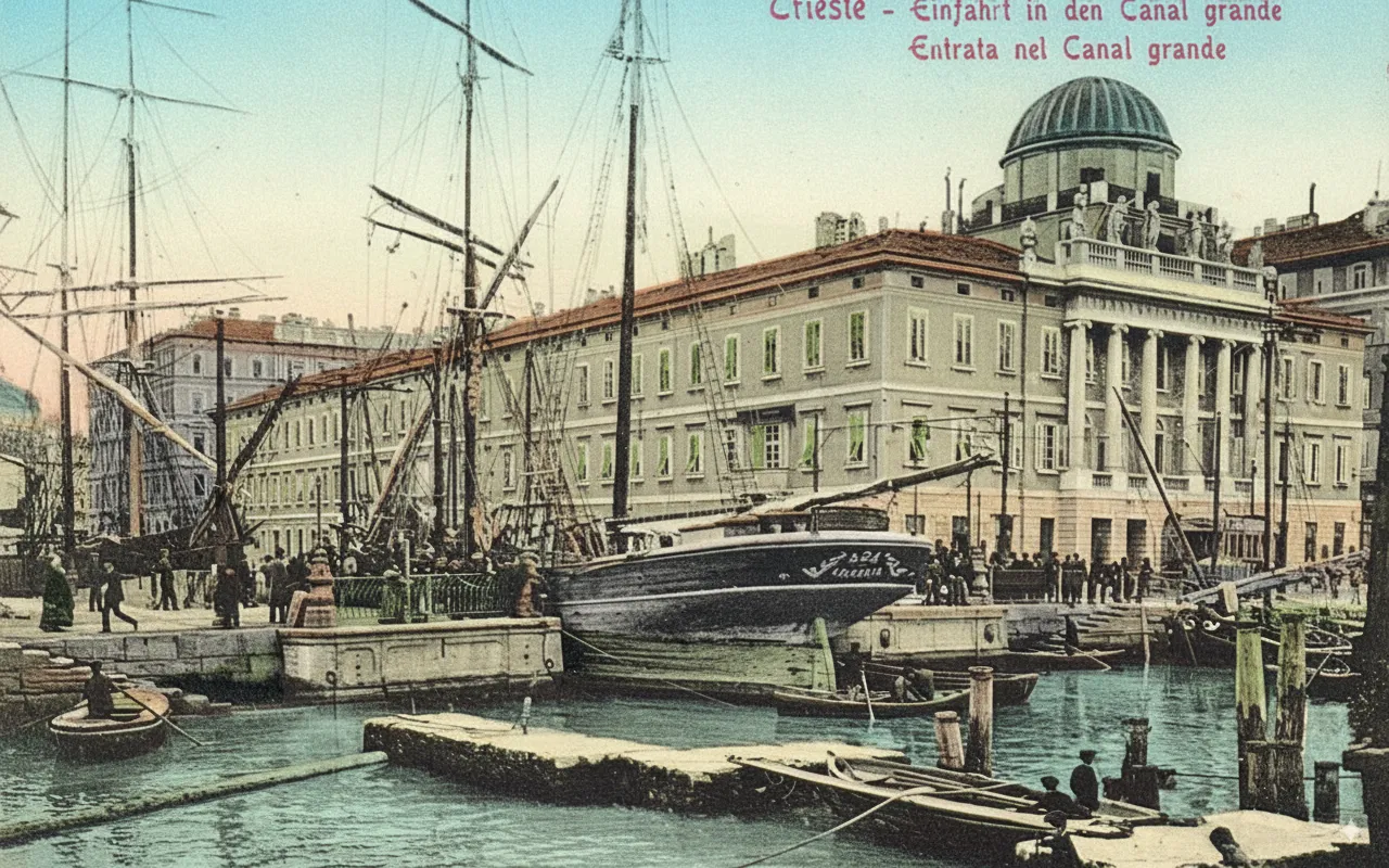 Postcard: Entrance to the Canal Grande