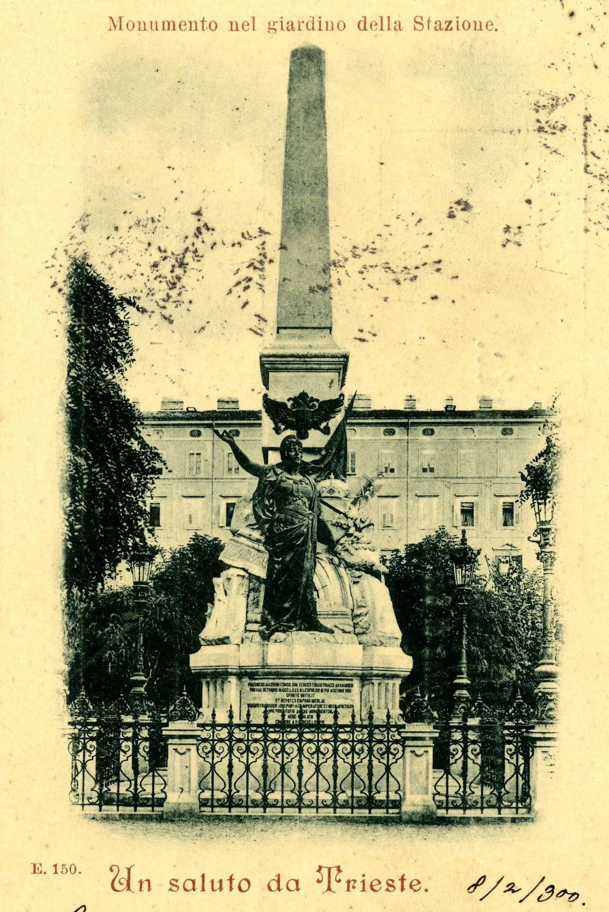 Monument of Dedication to Austria, Station Garden, Trieste