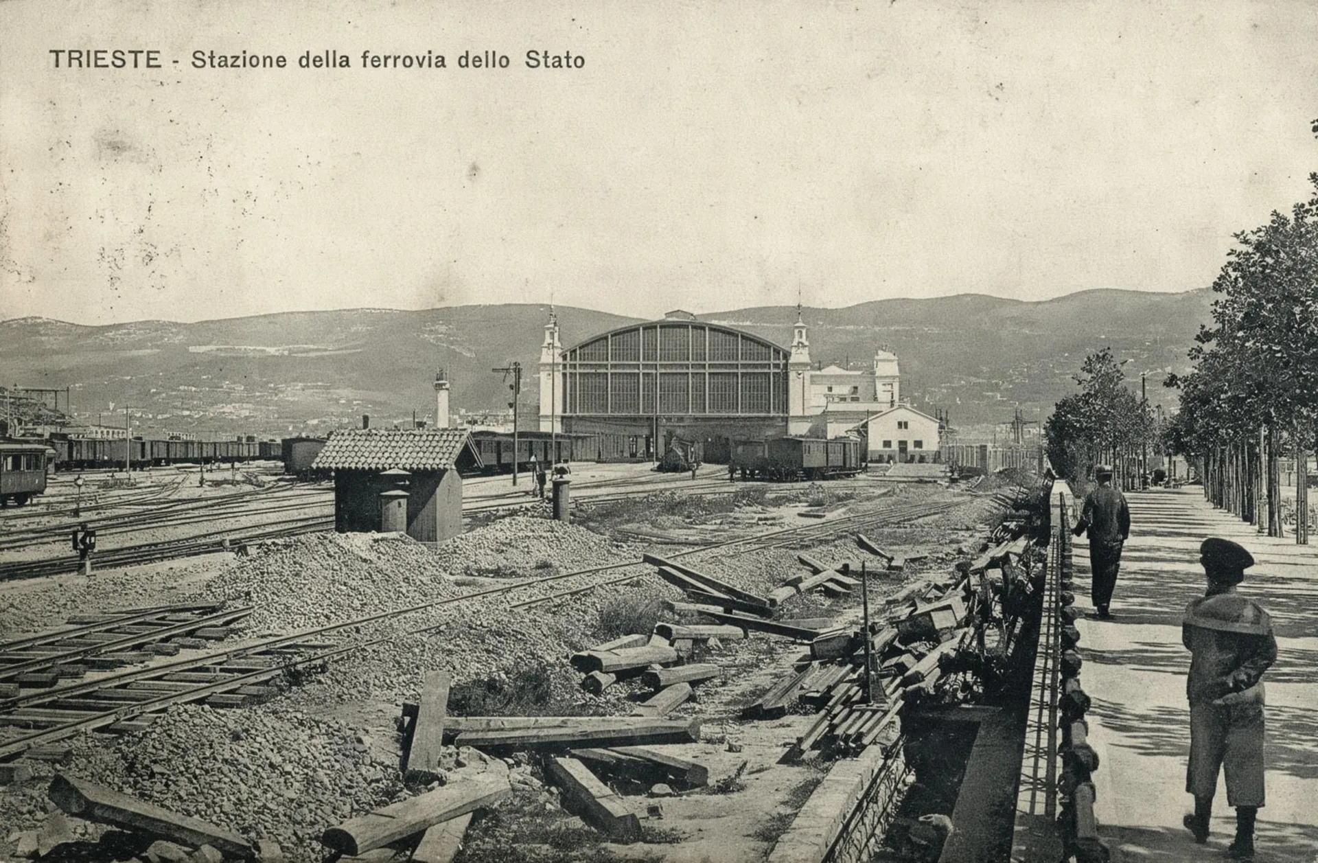 Postcard: Stazione della Ferrovia (Campo Marzio)