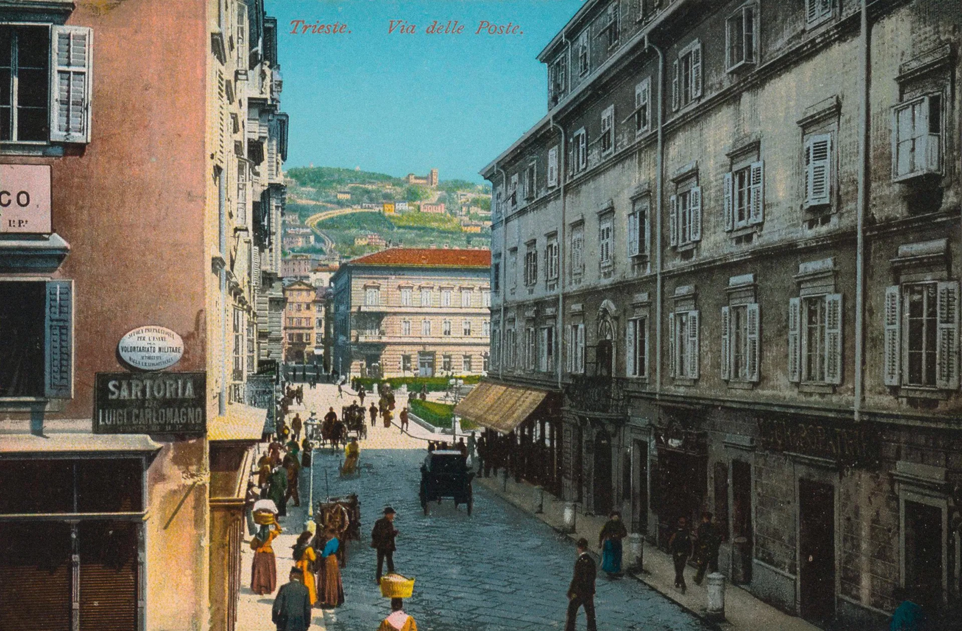 Postcard: Via delle Poste