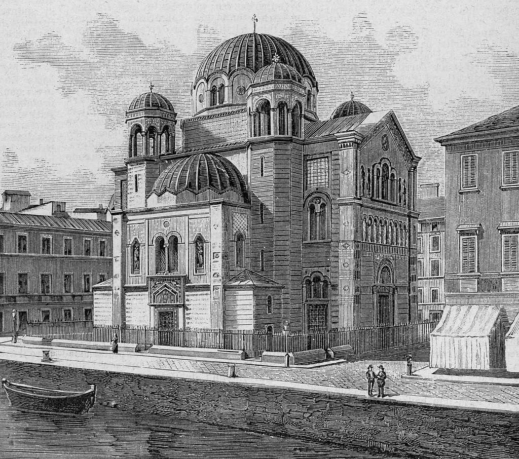 Church of San Spiridione - Woodcut