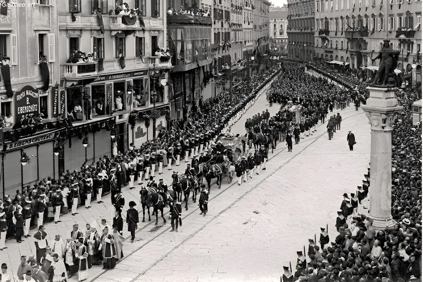 Funeral Procession of Archduke Franz Ferdinand and His Wife