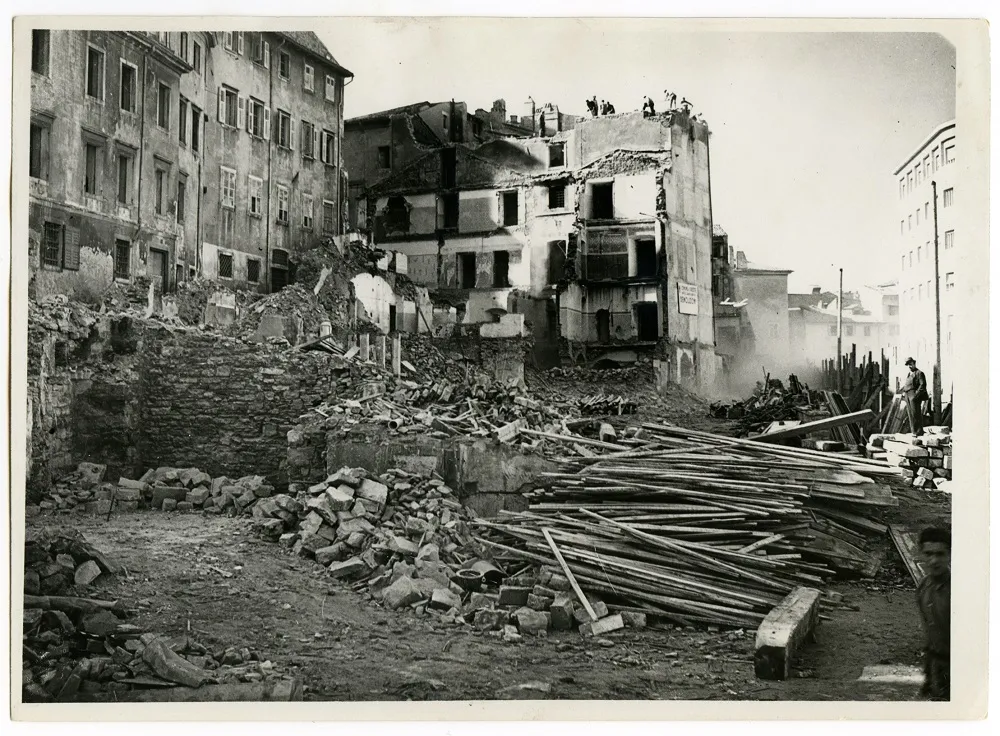 Demolitions in the Area of Via Riborgo