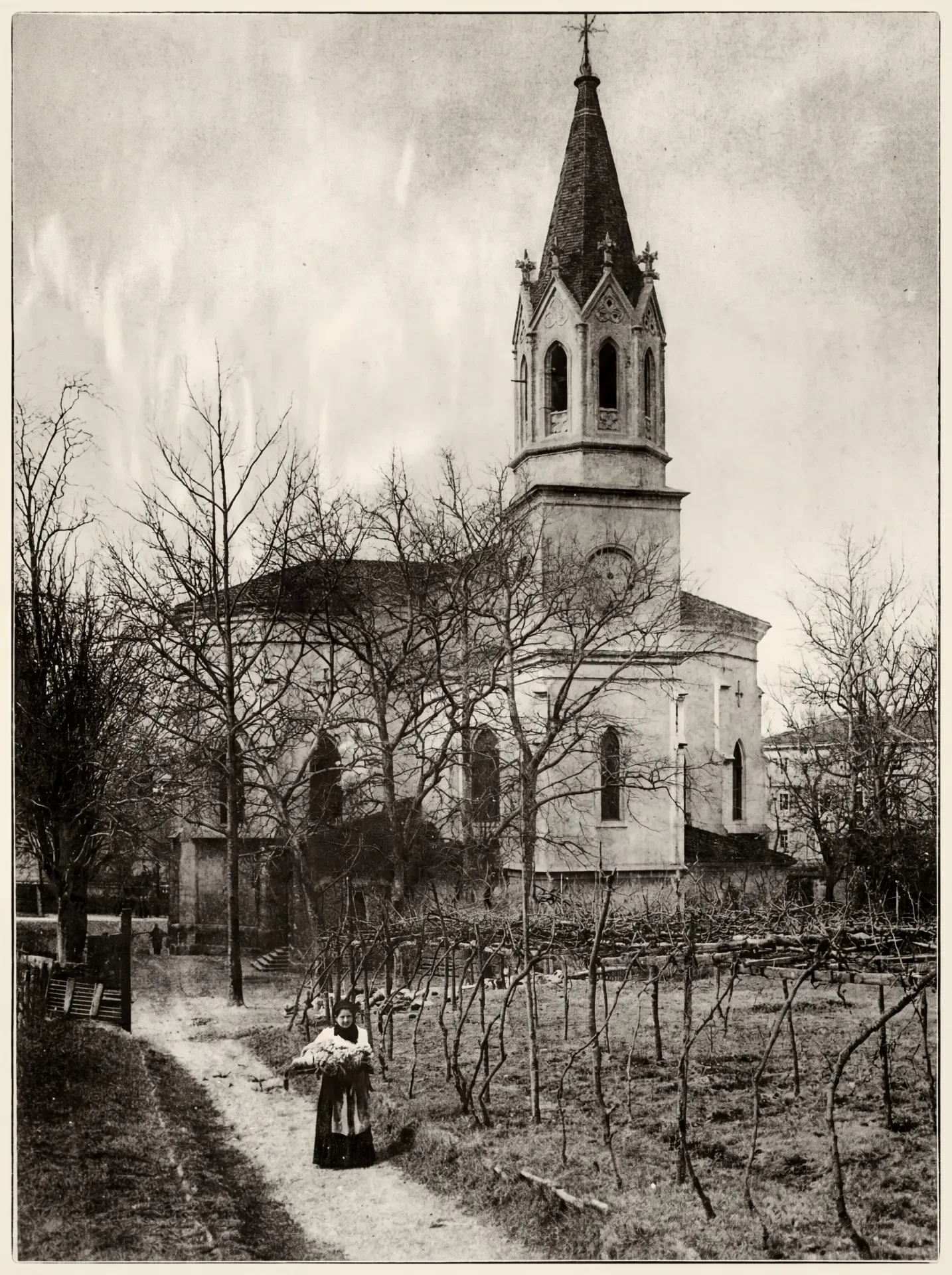 Church of Roiano and historic vineyards in Trieste