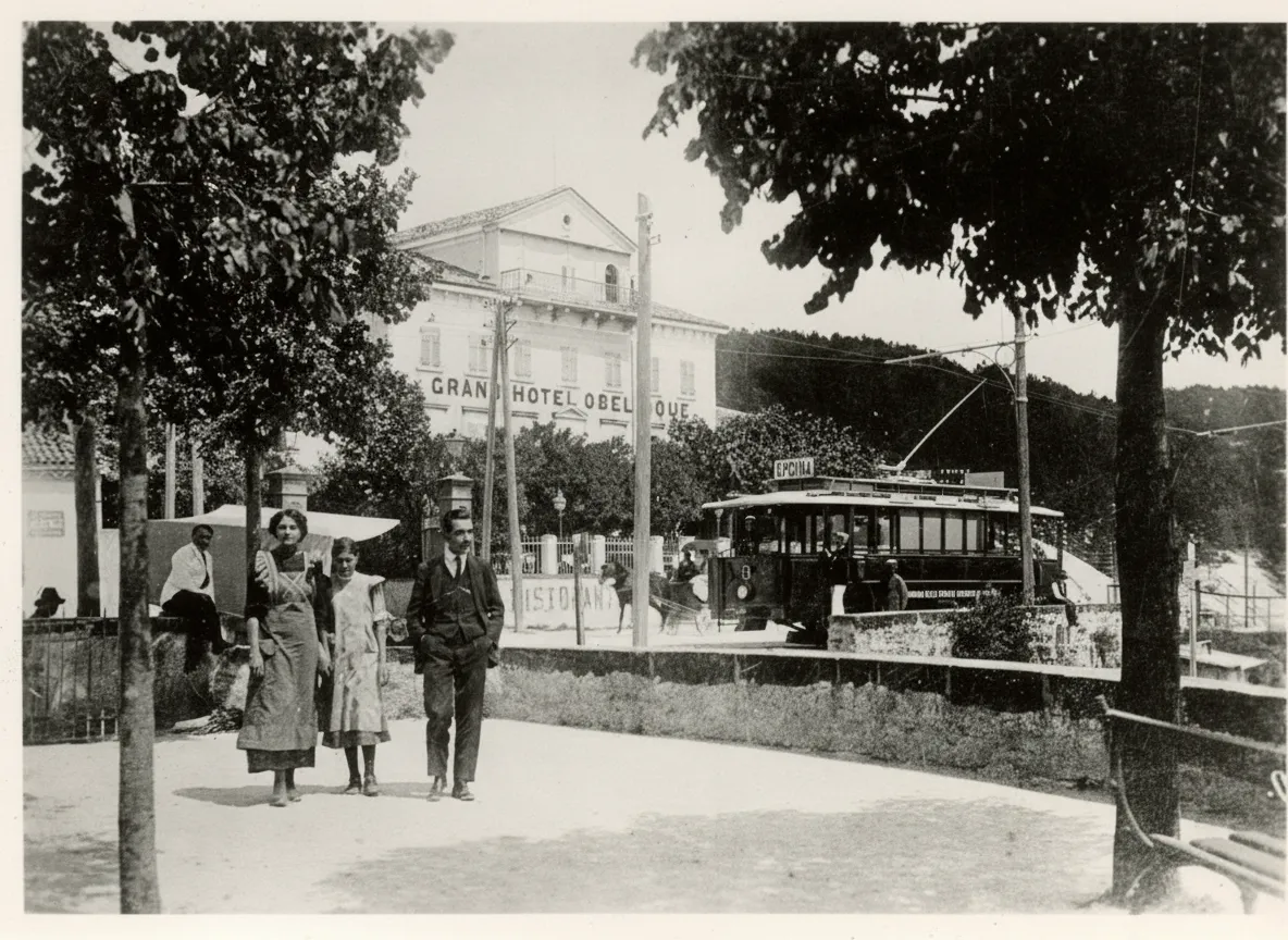 Grand Hotel Obelisco and tram to Opicina, Trieste