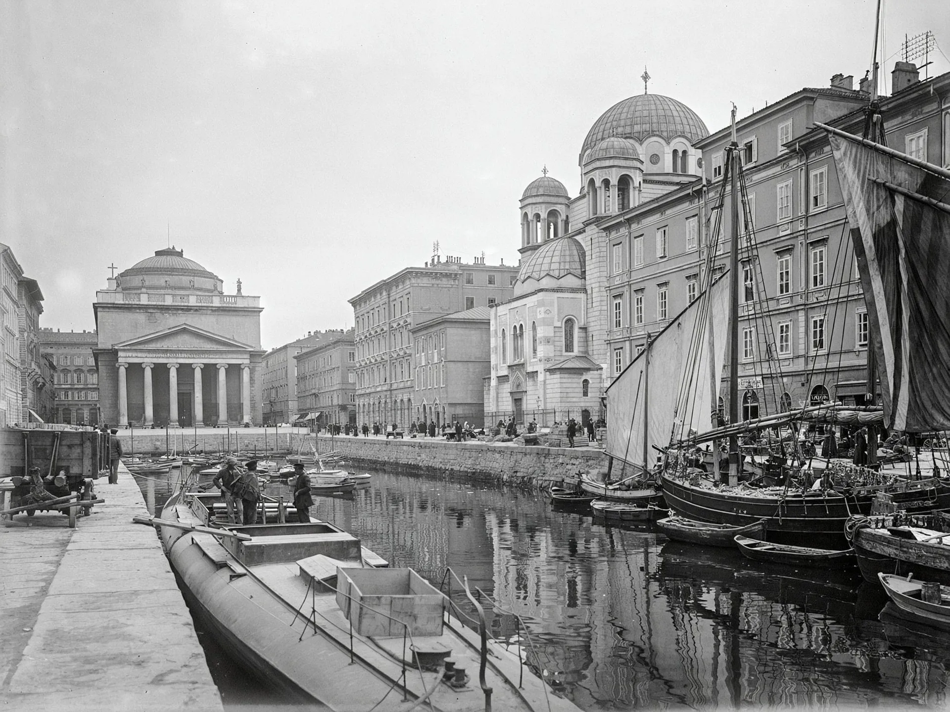 The Canal Grande and the Church of Sant'Antonio