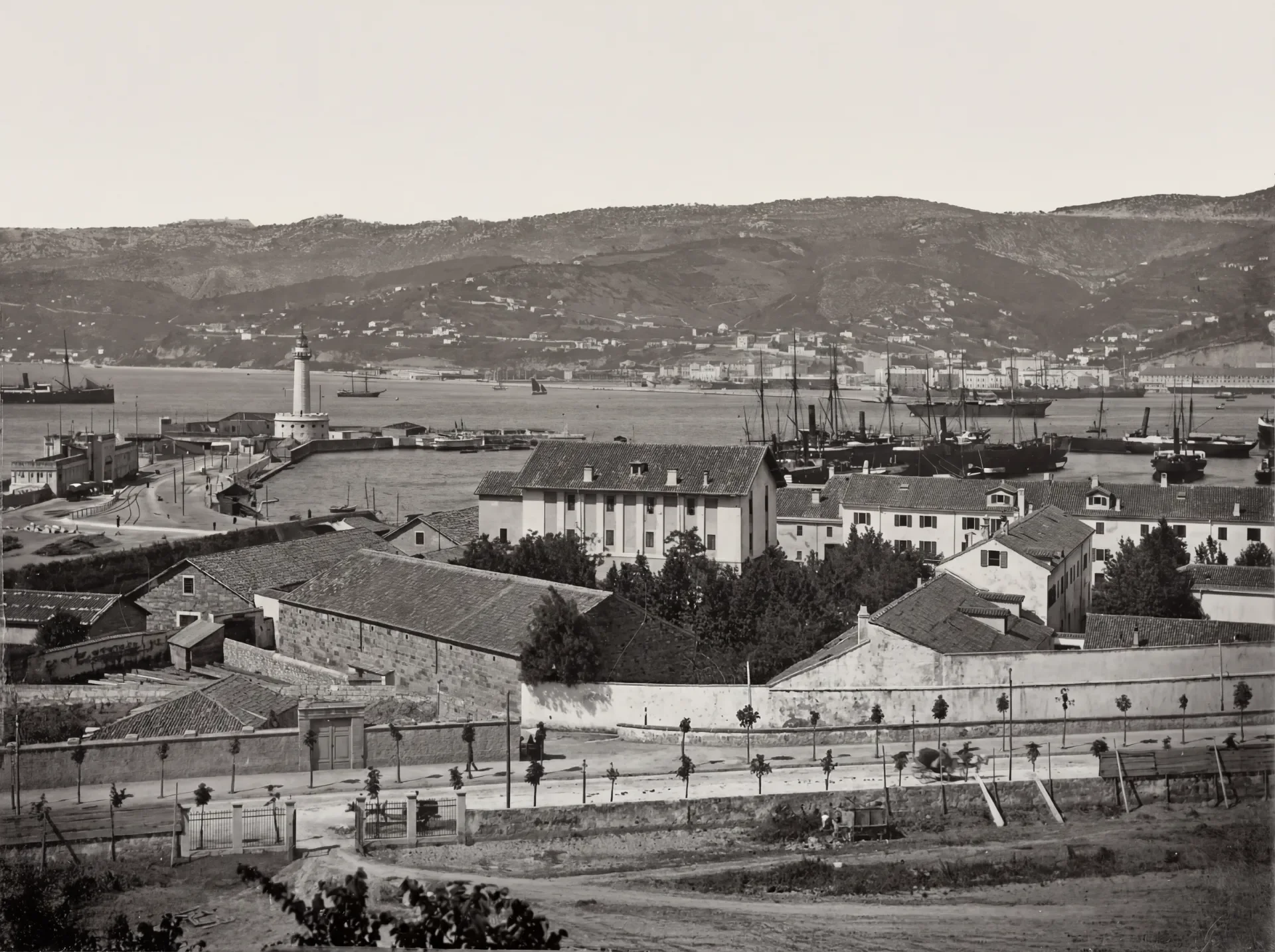 The San Carlo Lazaretto and Trieste Lanterna