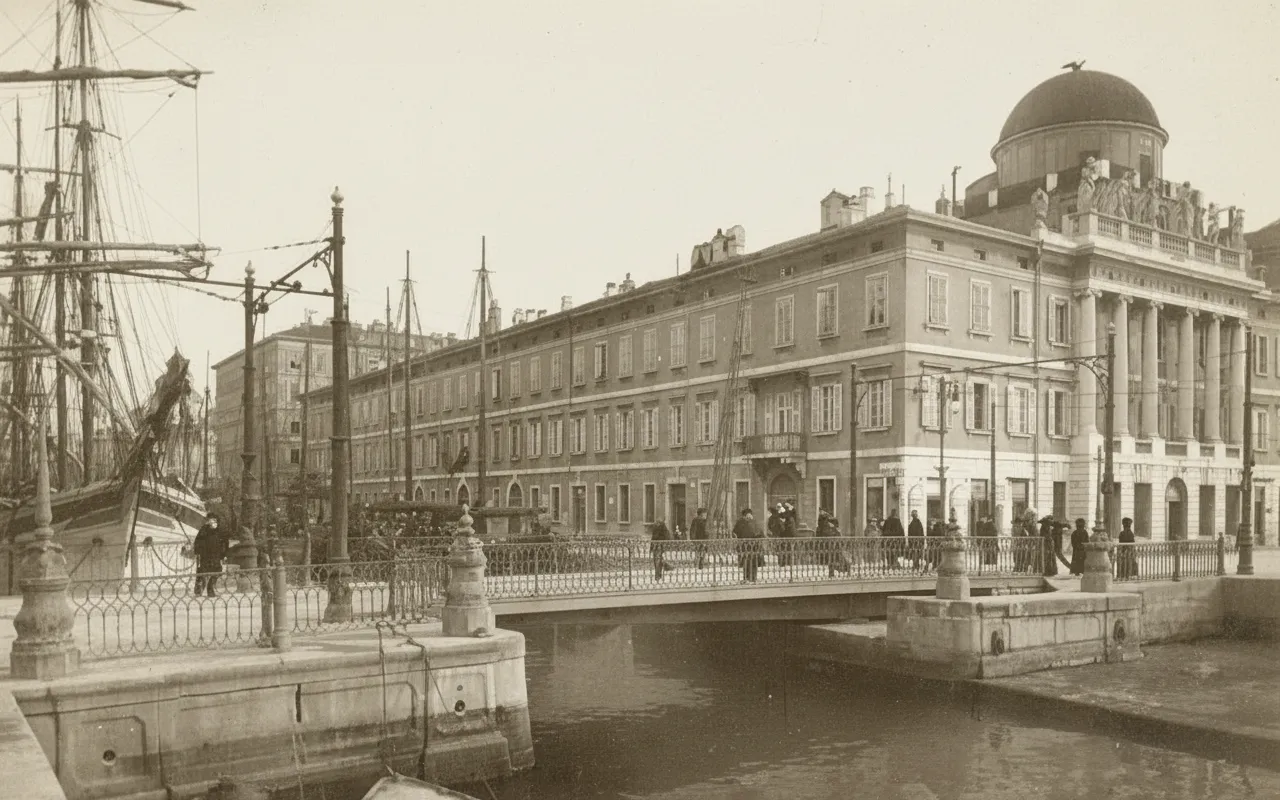 Entrance to the Canal Grande and Ponte Verde