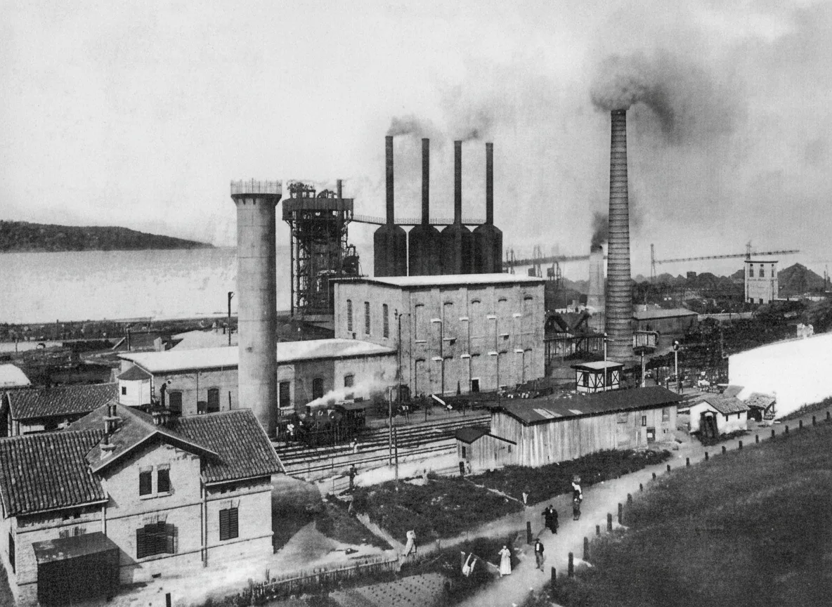 The Ferriera di Servola in the early 1900s