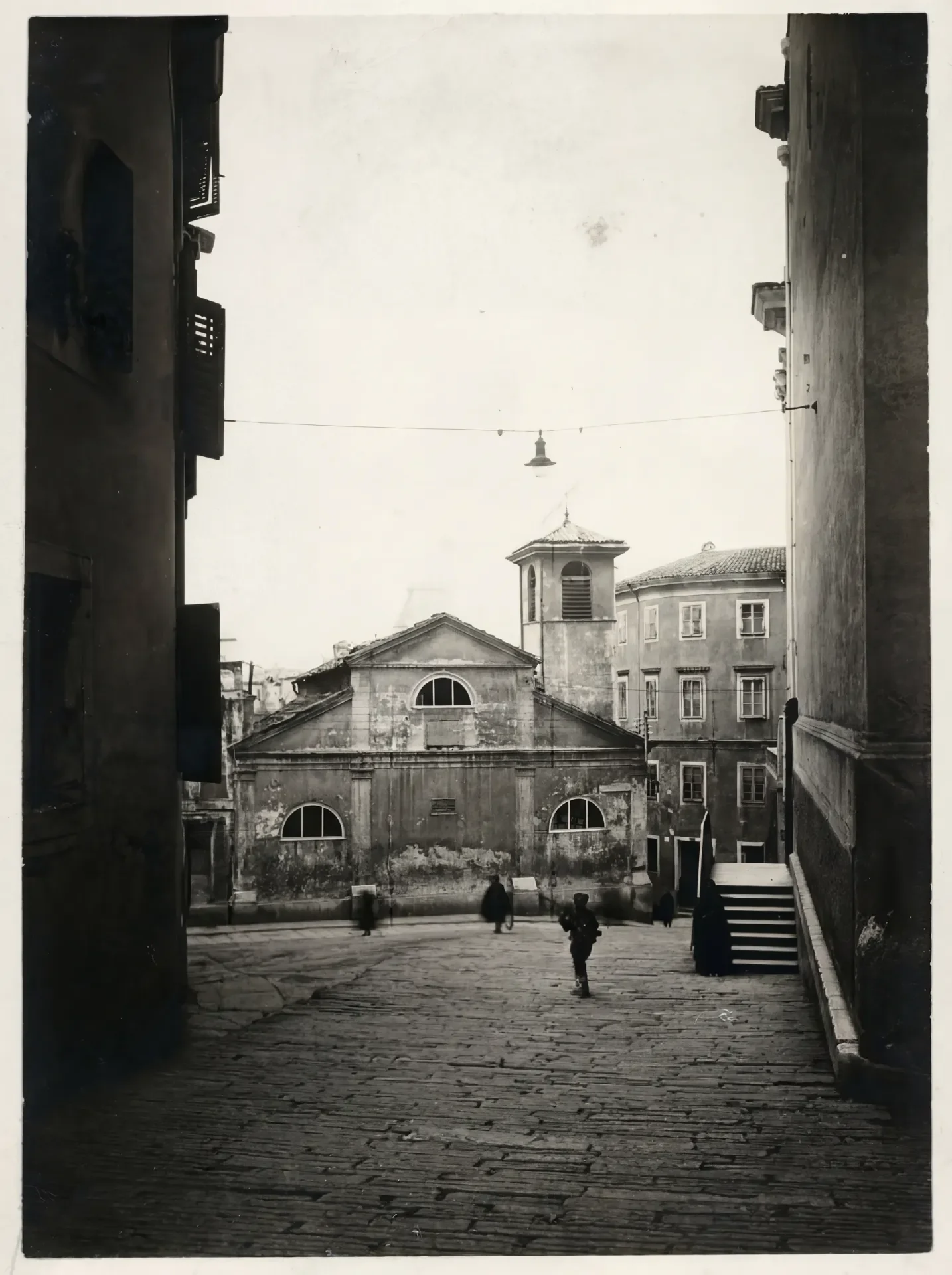 Piazzetta San Silvestro and Via Cattedrale in Trieste
