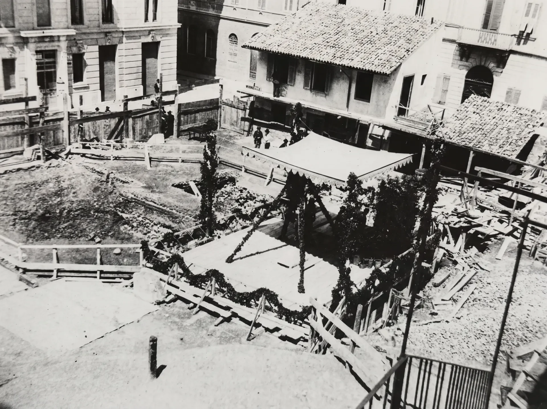 Laying the Foundation Stone of the Trieste Synagogue