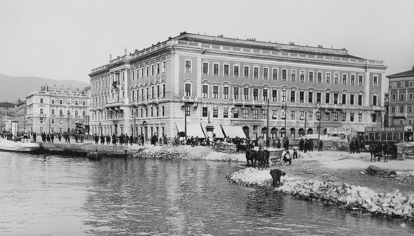 Filling Works of the Darsena della Sanità - Riva Pescatori