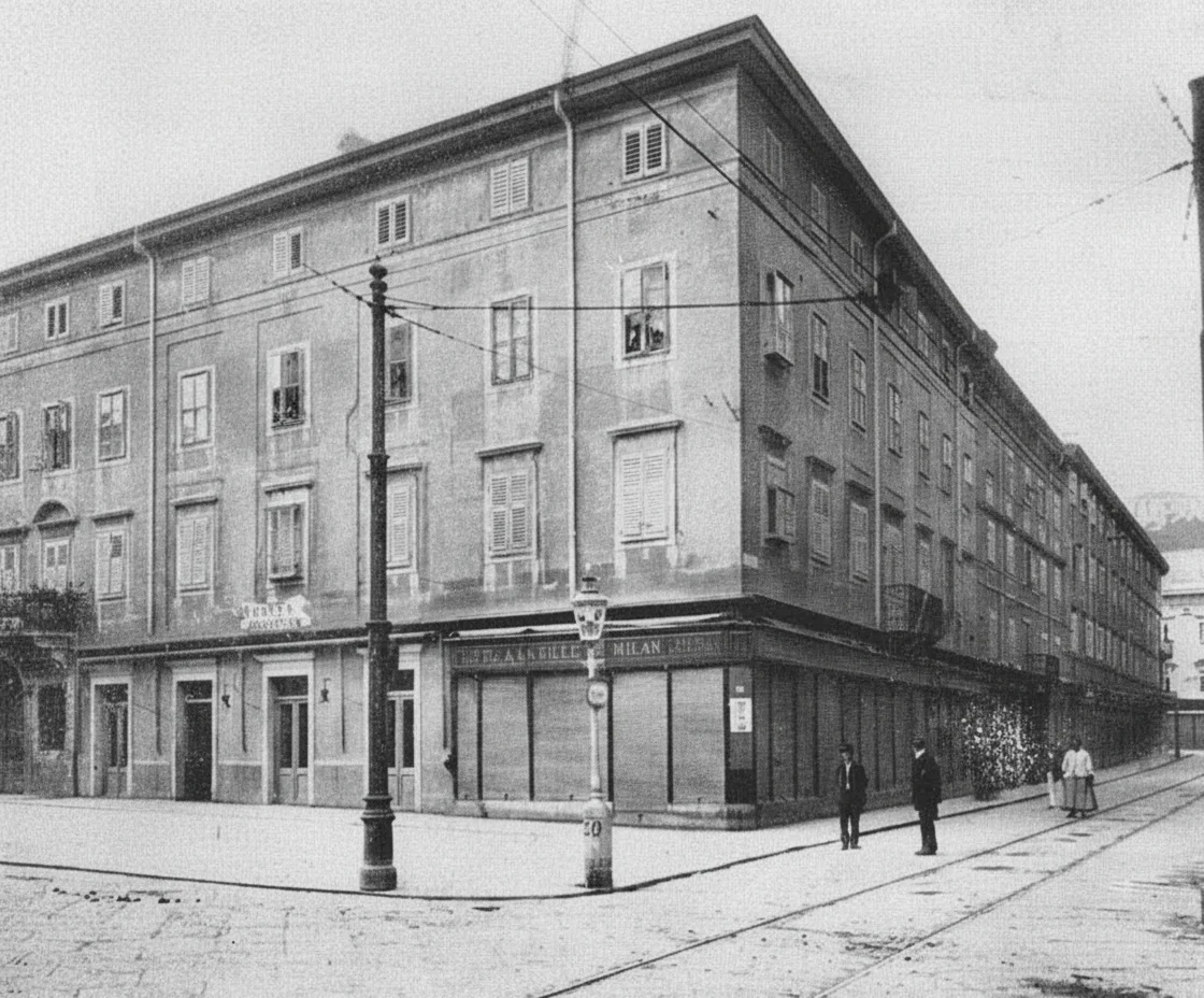 The Demolished Building in Piazza Nuova (Today Repubblica)