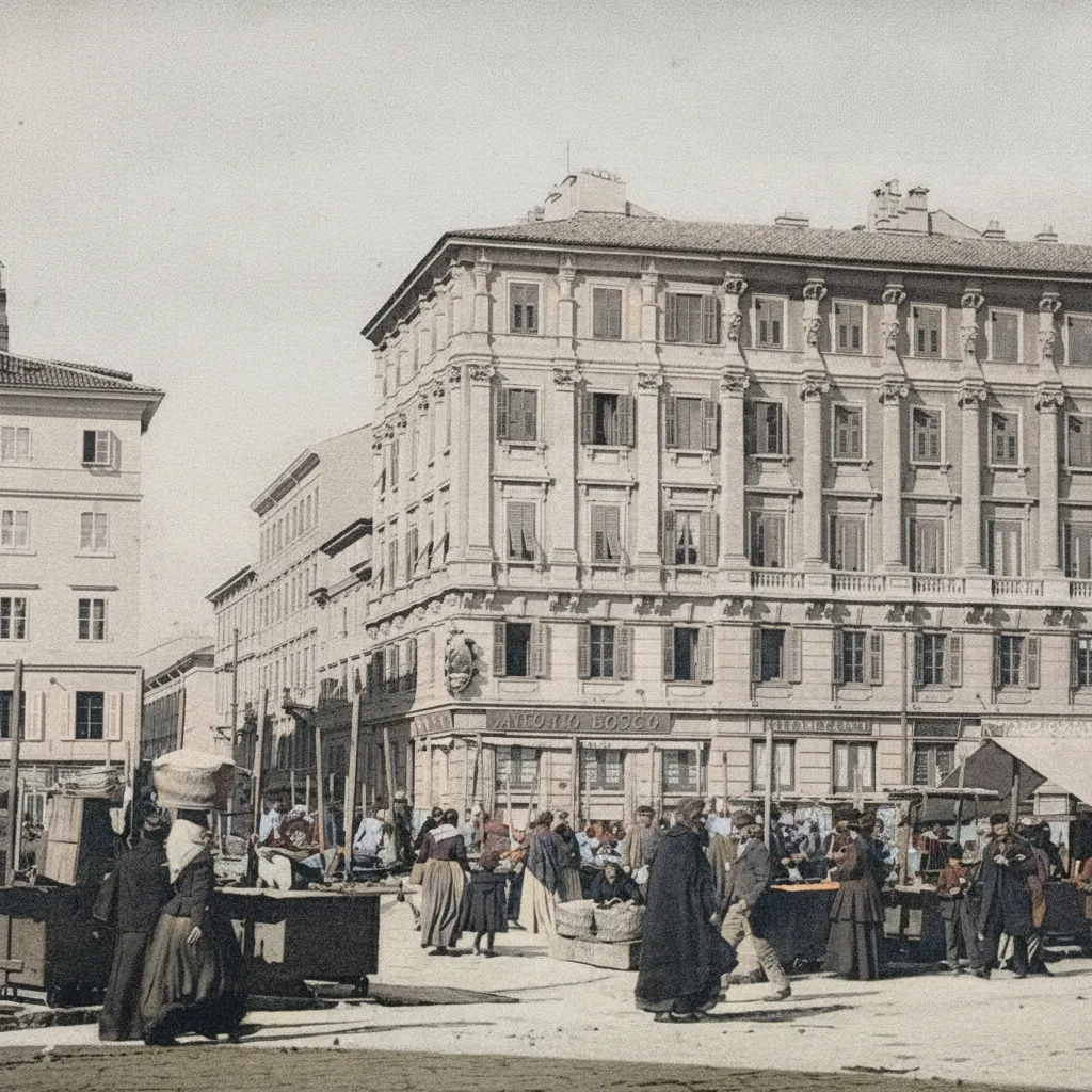 Market at Piazza della Legna