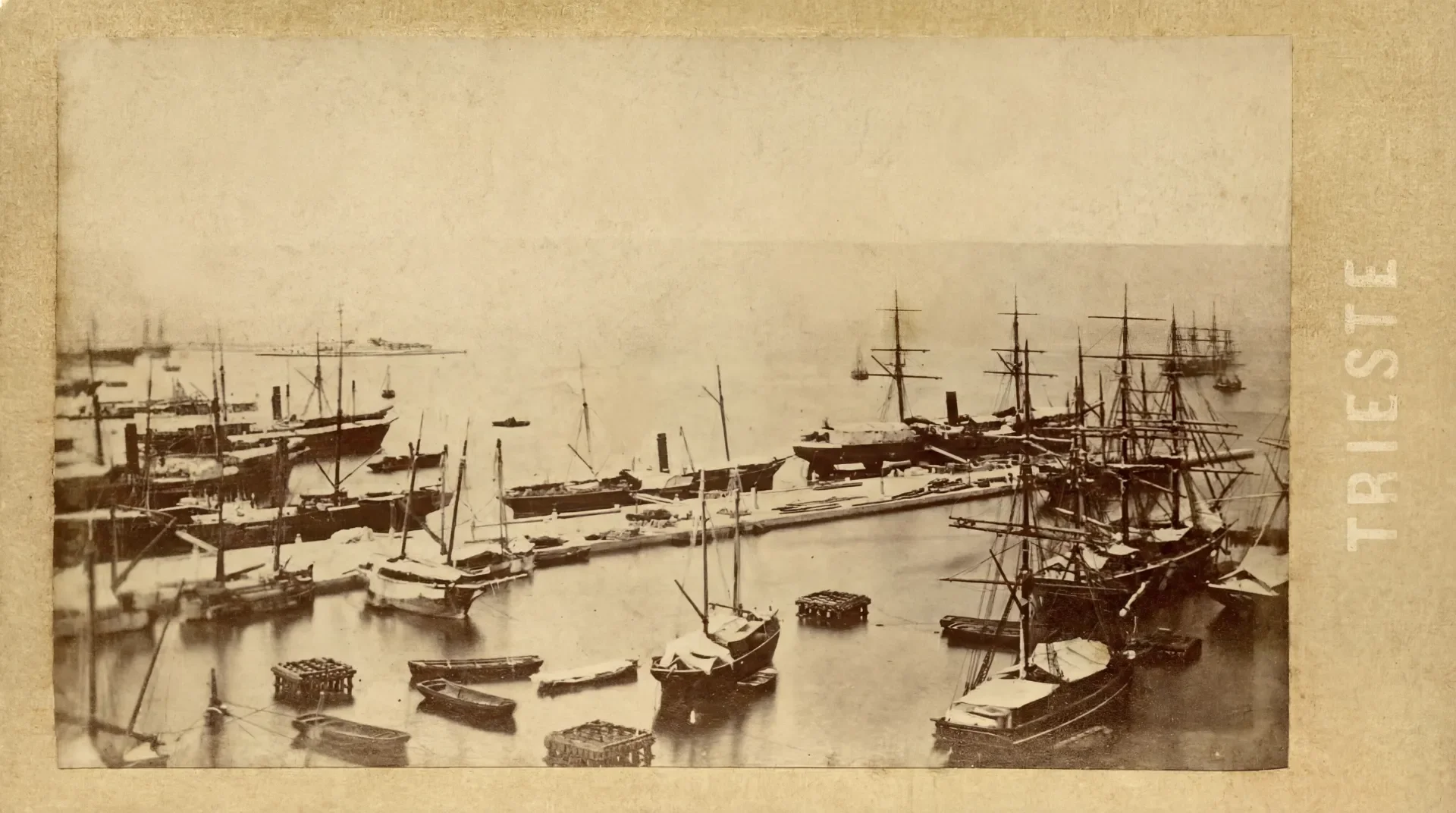 Molo San Carlo and the Port of Trieste