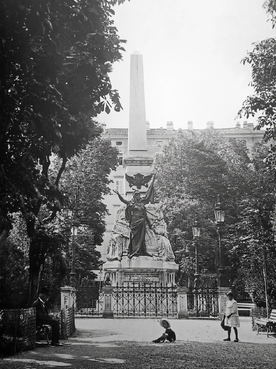 Monument of Trieste's Dedication to Austria at the Southern Station