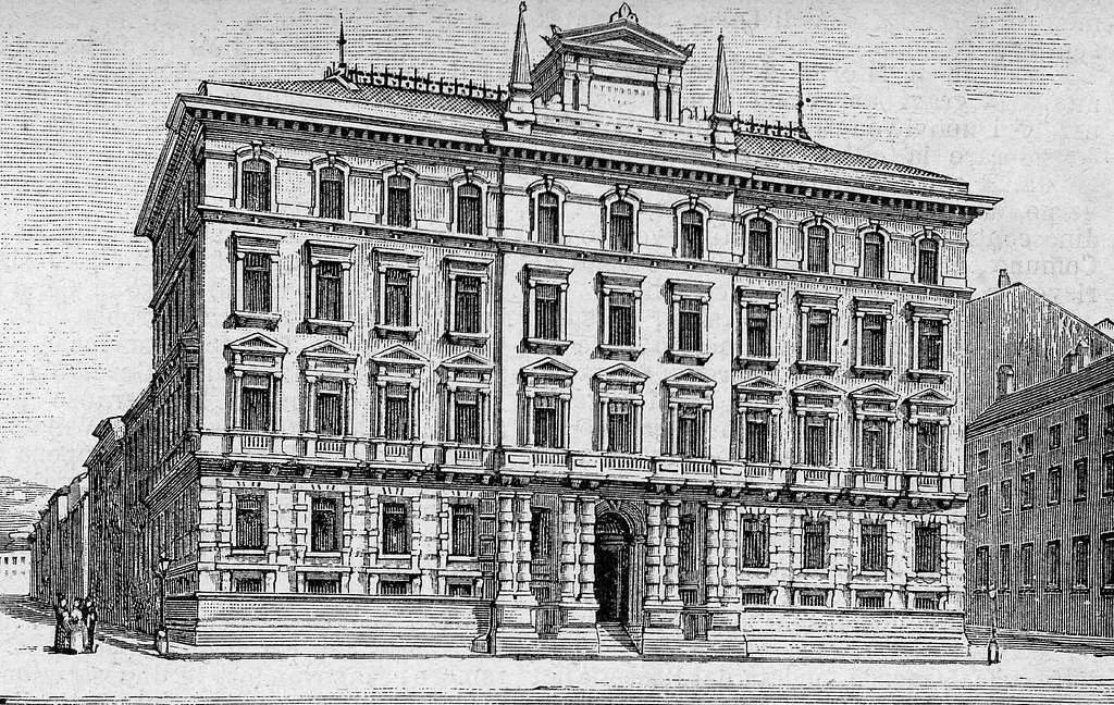 Palazzo Assicurazioni Generali - Woodcut