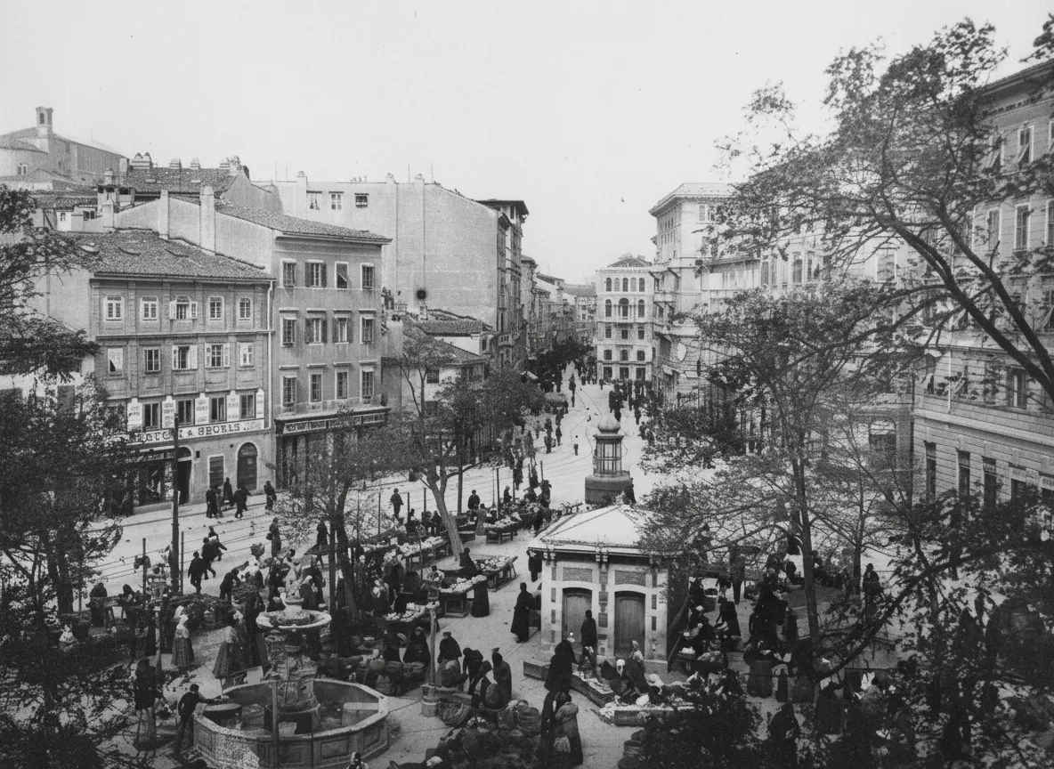 Piazza della Barriera Vecchia, formerly Sranga Vecchia and now Garibaldi.