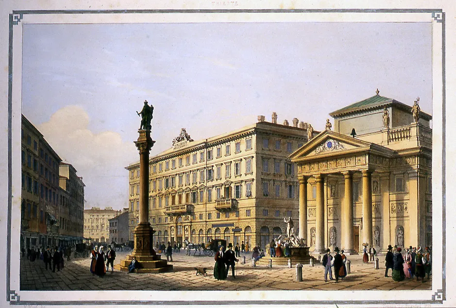 Piazza della Borsa - Print