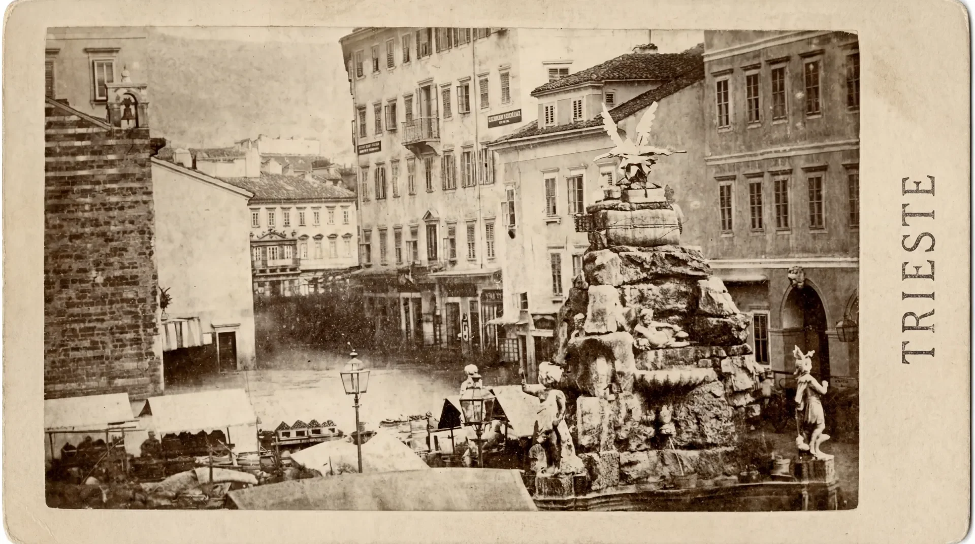 Piazza Grande and the Market with the Fountain of the Four Continents