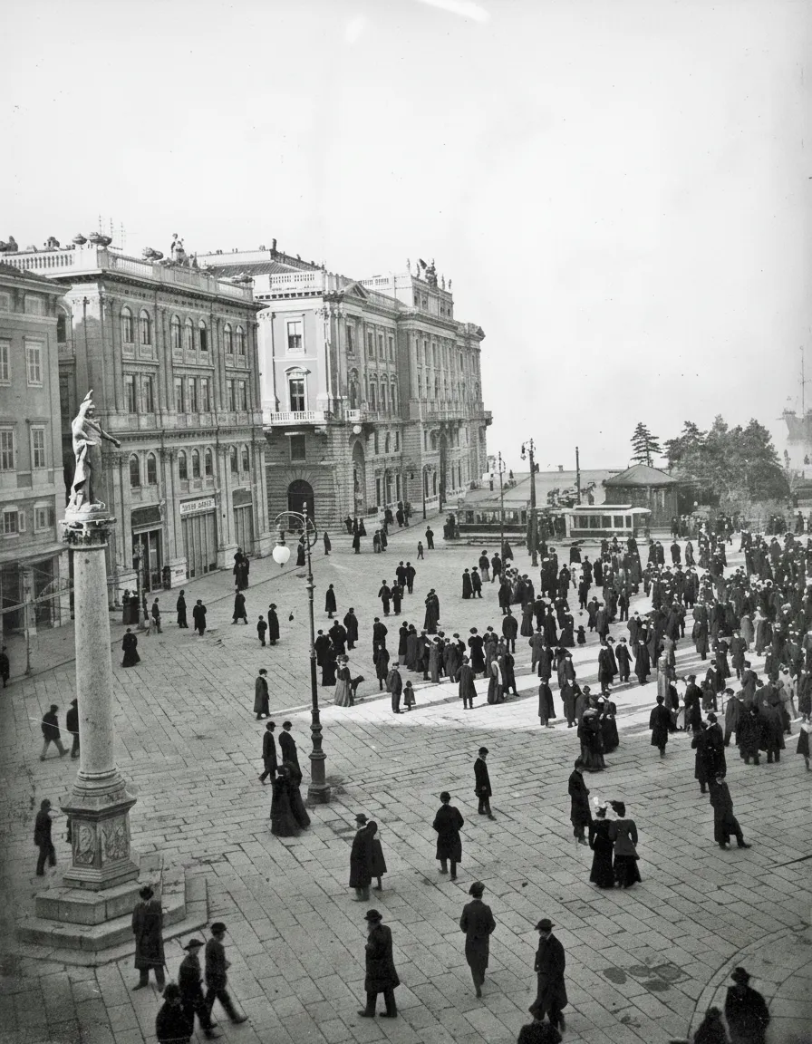 Piazza Grande during the «Liston»