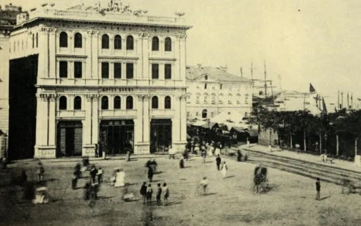 Piazza Grande before the Construction of the Palazzo del Lloyd