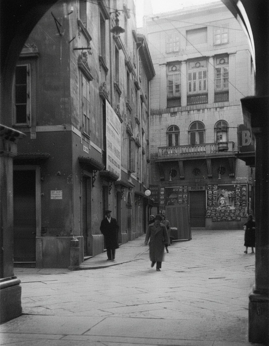 Piazza Piccola with the casa Burgstaller-Bidischini on the left