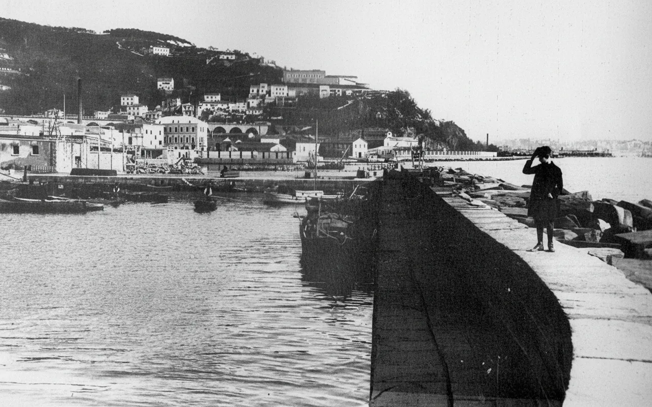 Barcola Small Harbor, Trieste, early 1900s