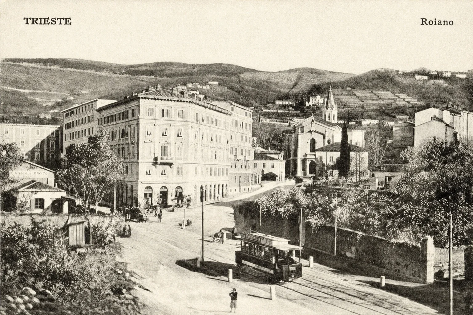 Roiano in Trieste in a Historic Postcard