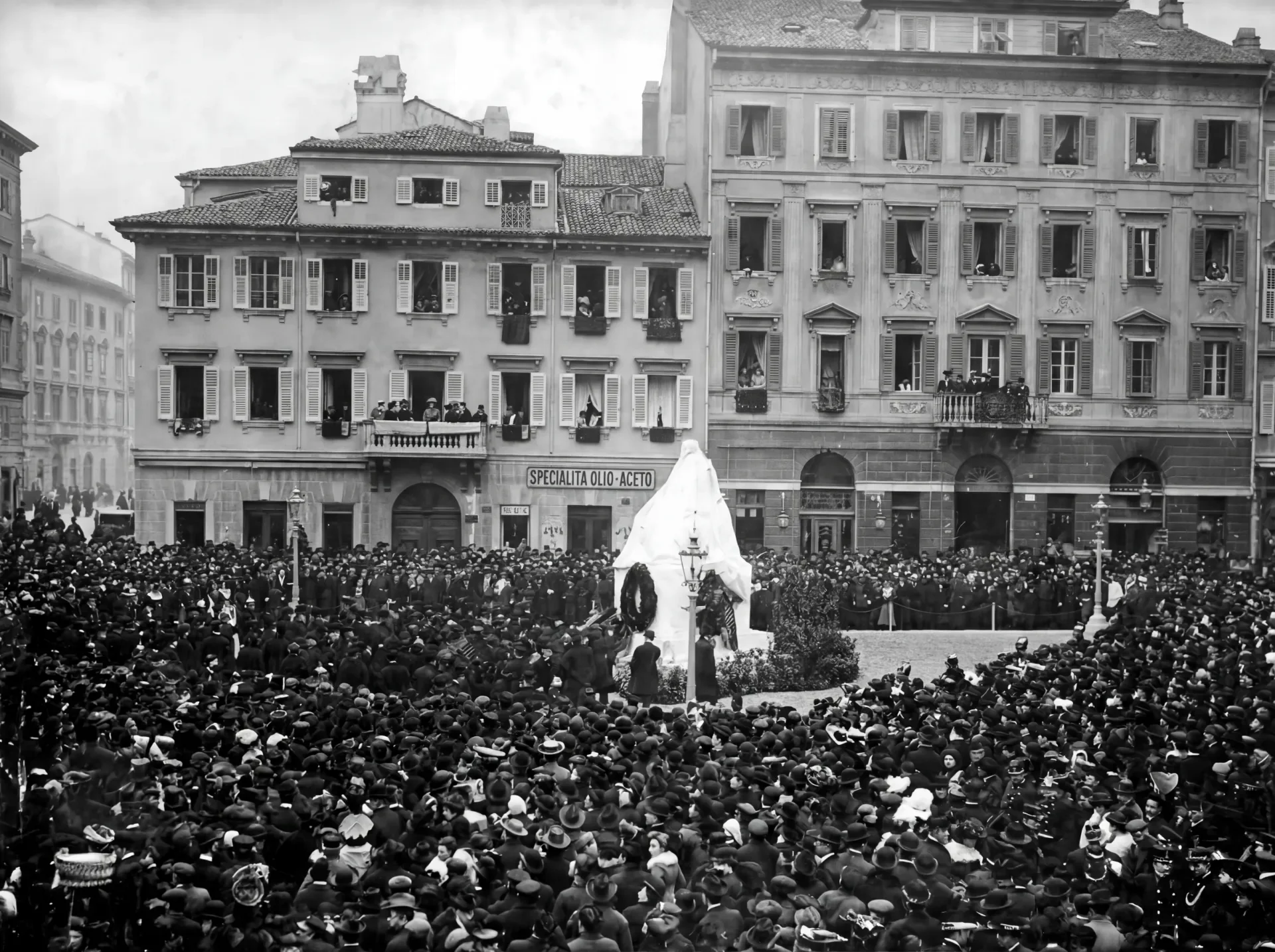 Unveiling of the Giuseppe Verdi Monument in Trieste