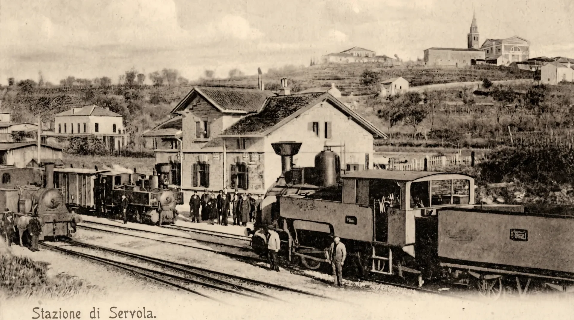 Servola Station: Historical Postcard