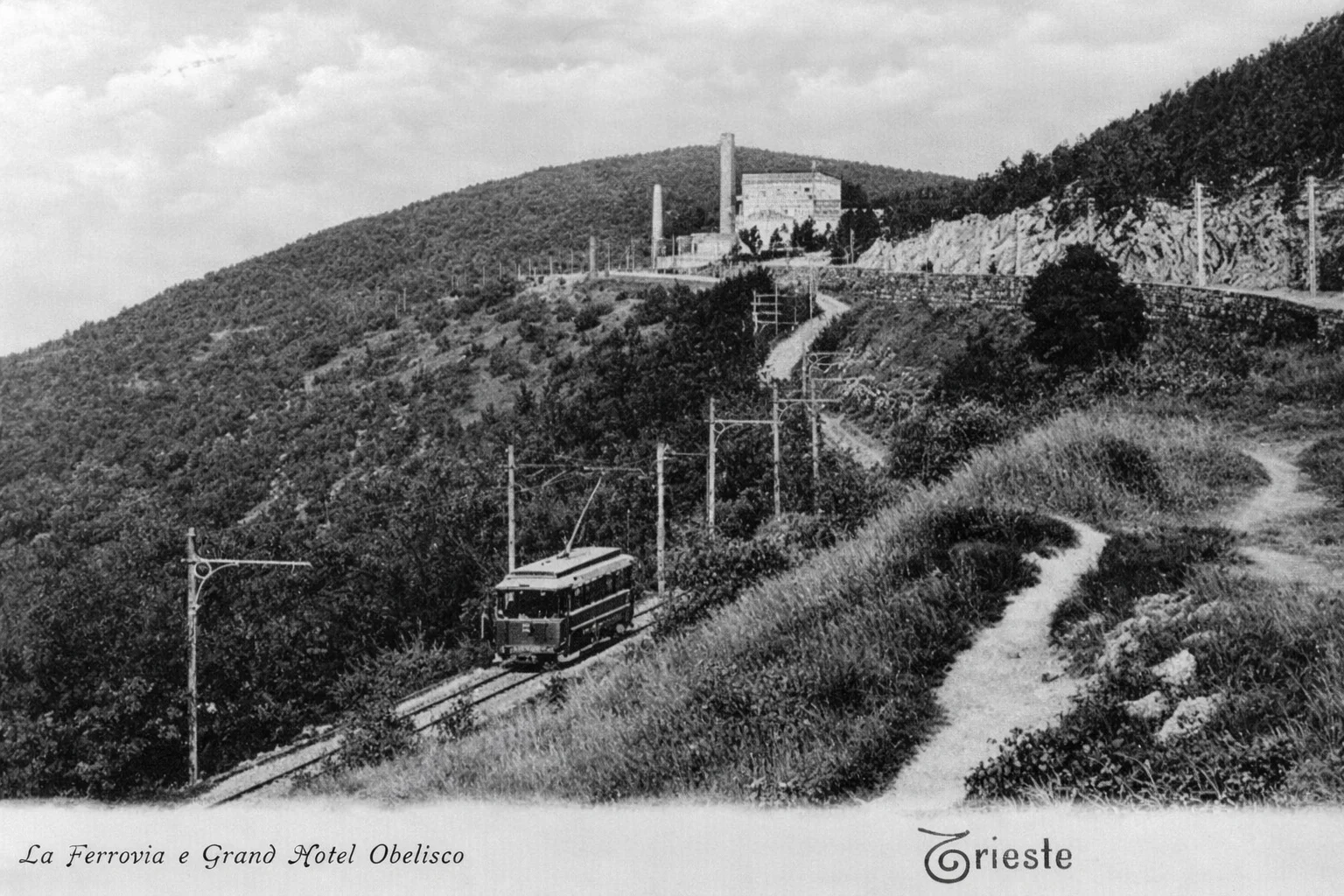 Opicina Tram and Grand Hotel Obelisco