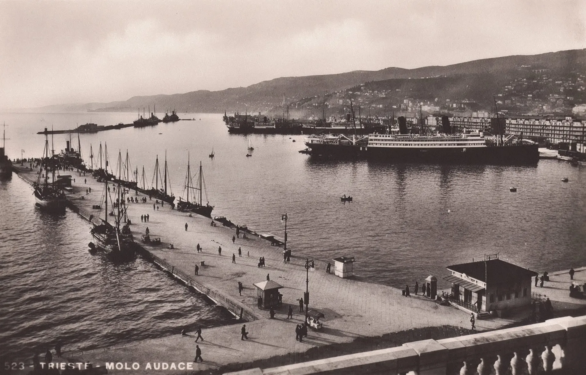 View of the Molo Audace