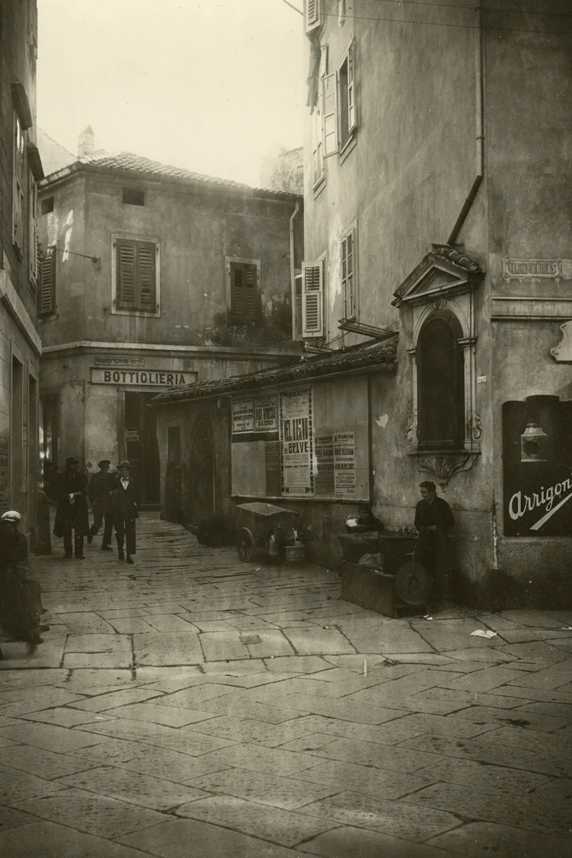Via dei Capitelli photographed from Via di Cavana