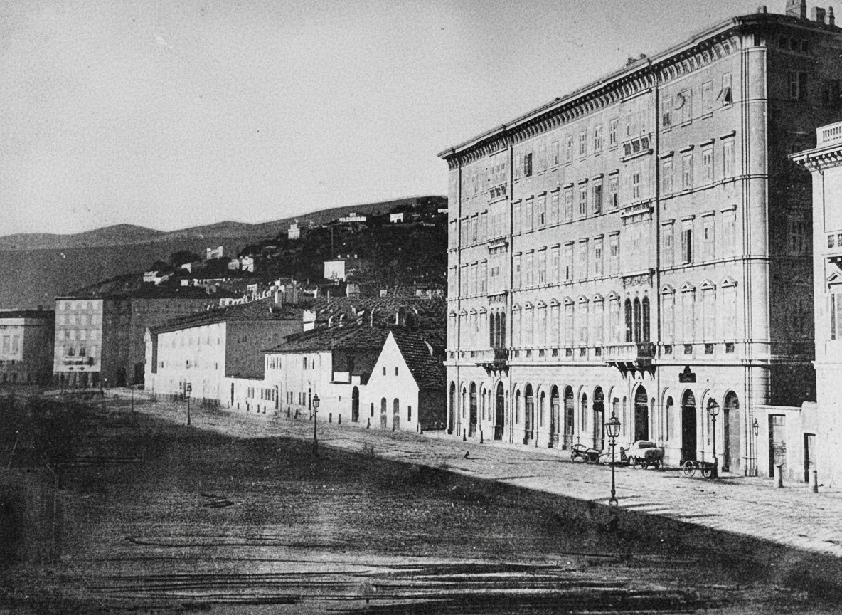 Via del Torrente around 1850