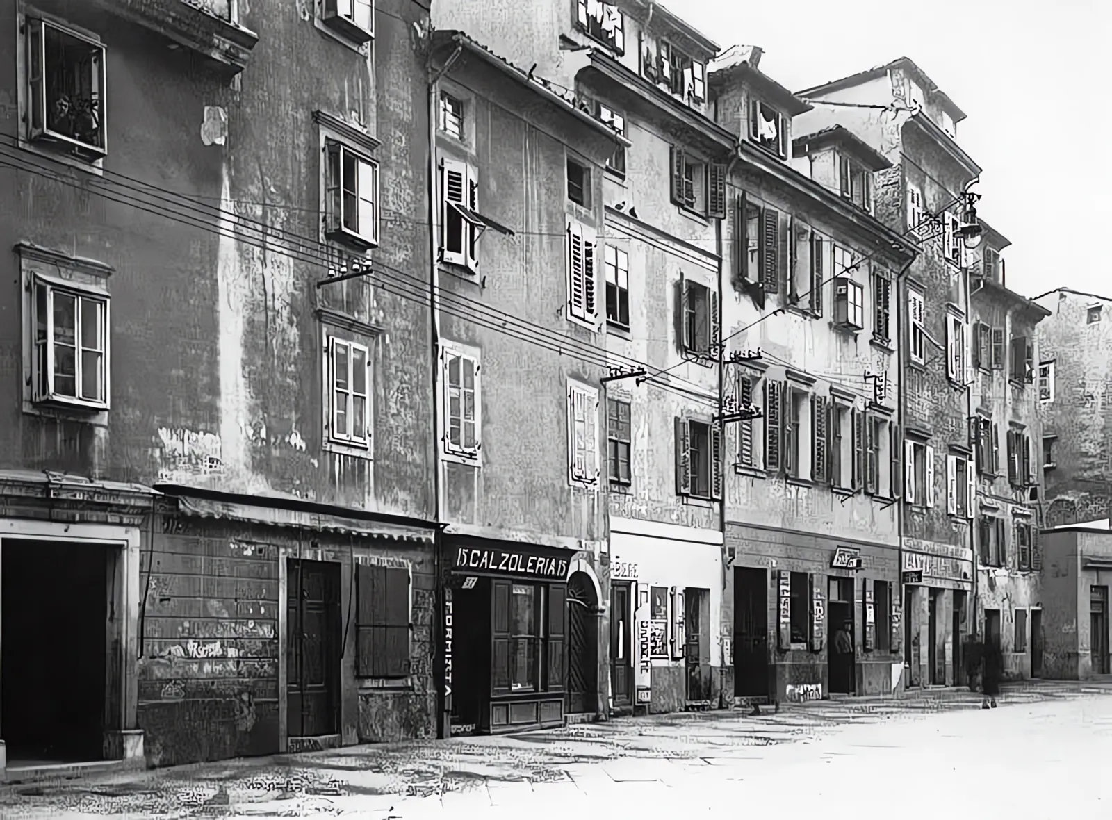 Via di Riborgo Before the Demolitions of the 1930s