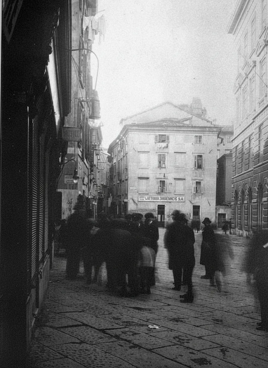 Via Riborgo anni '30