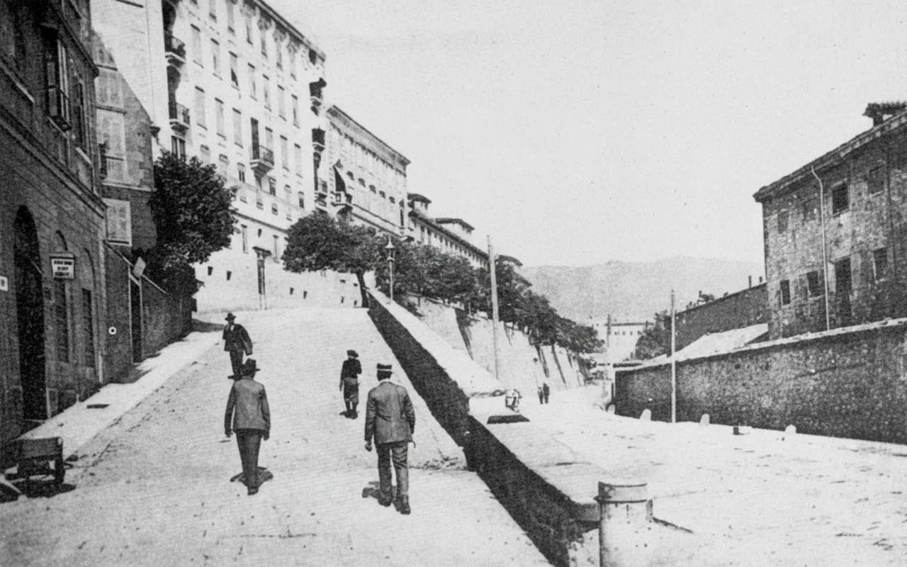 Via Romagna at the beginning of the 1900s