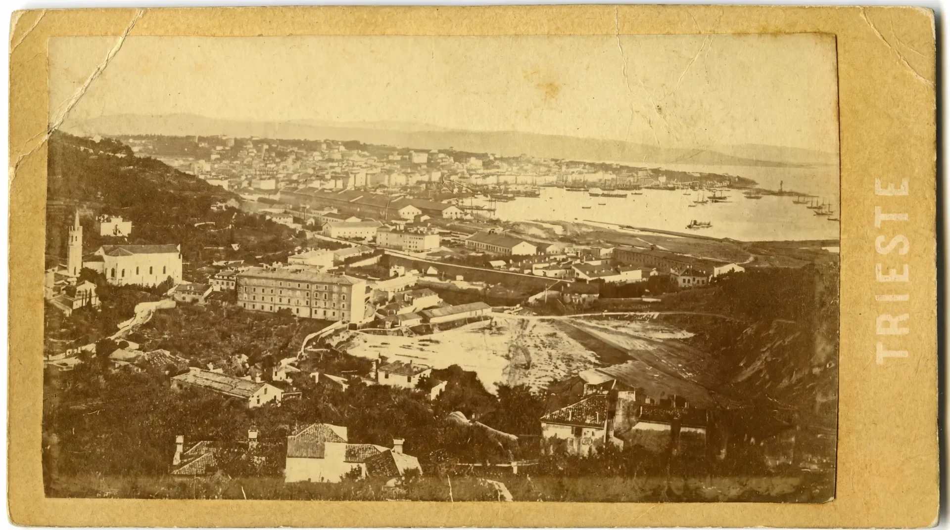 Panoramic view of Roiano and the New Port