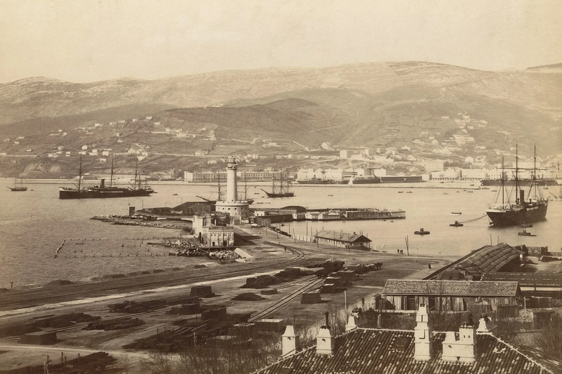View of the Port and the Lanterna