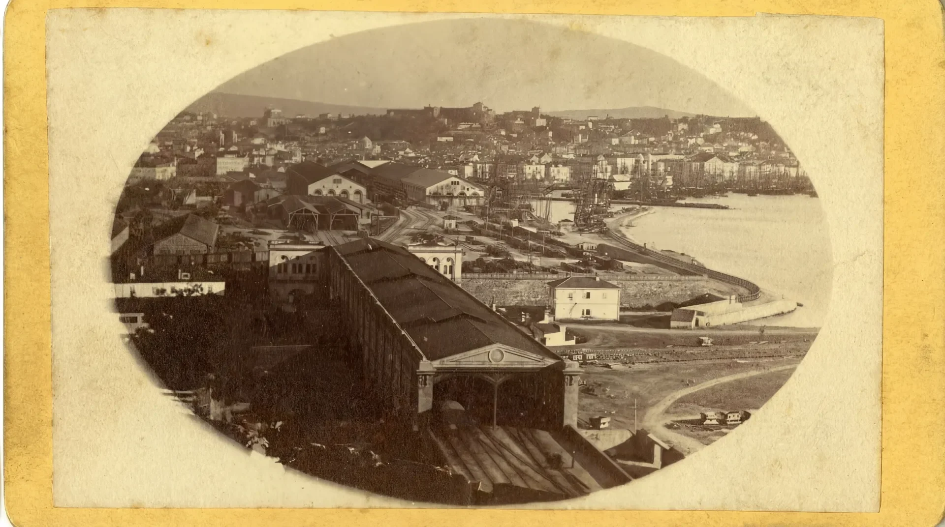 View of the Southern Railway and Trieste Panorama